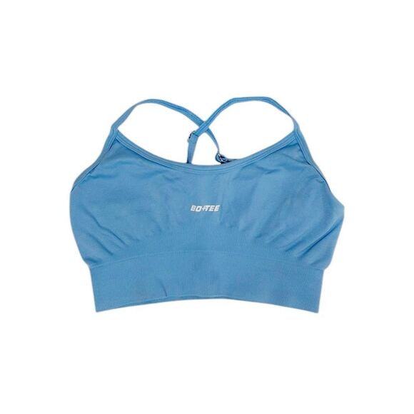 BO + TEE Baby Blue Sports Bra - Picture 2 of 3